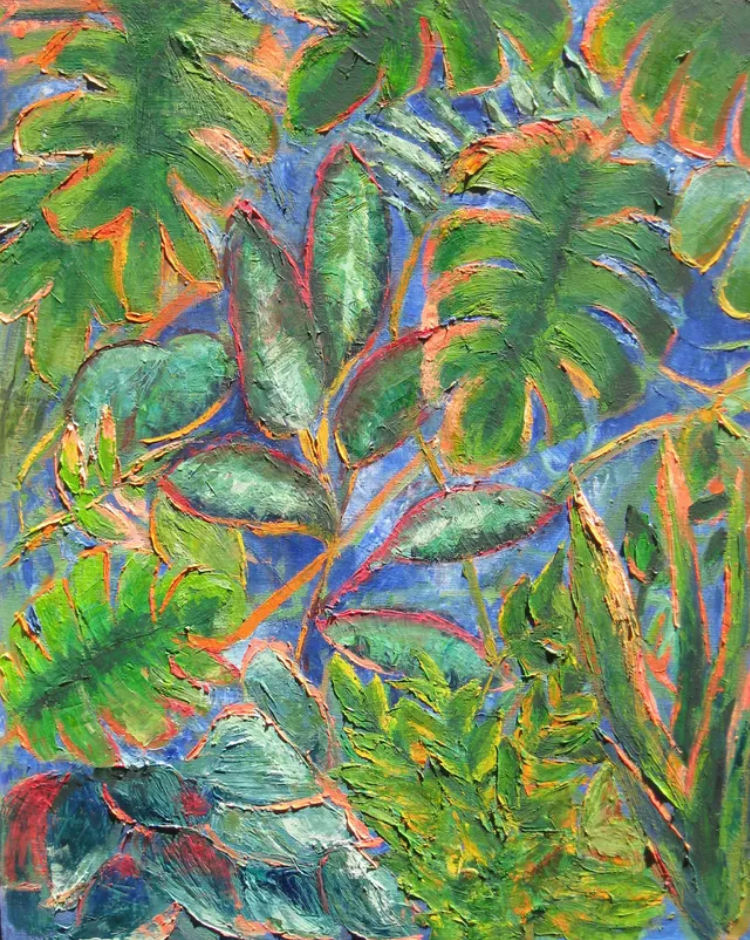 artwork Jungle Leaves by Stephanie Berry